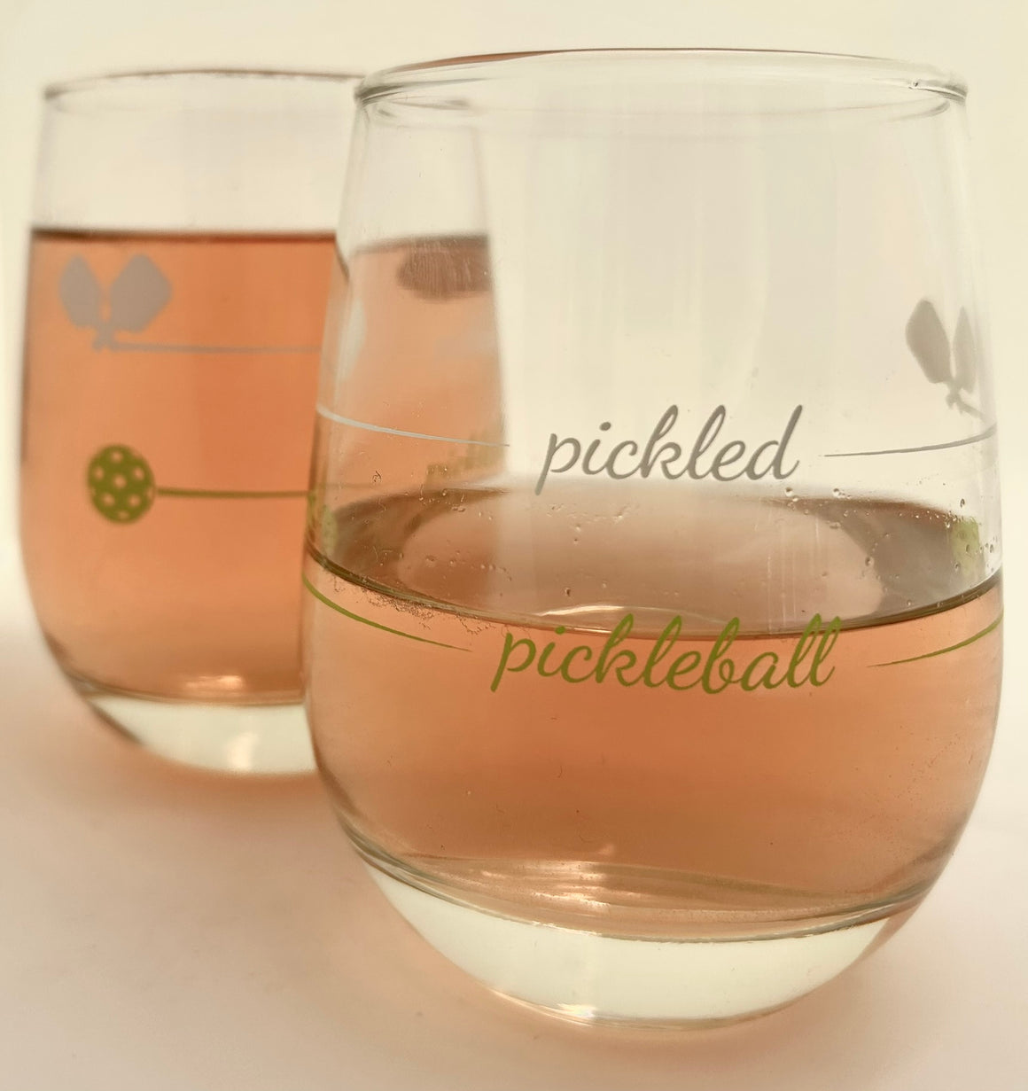 Stemless Wine Glass | Pickleball / Pickled