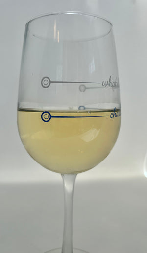 Chardonnay Glasses|Funny Gifts for Her|Funny Wine Glass - Pourtions Just  Right