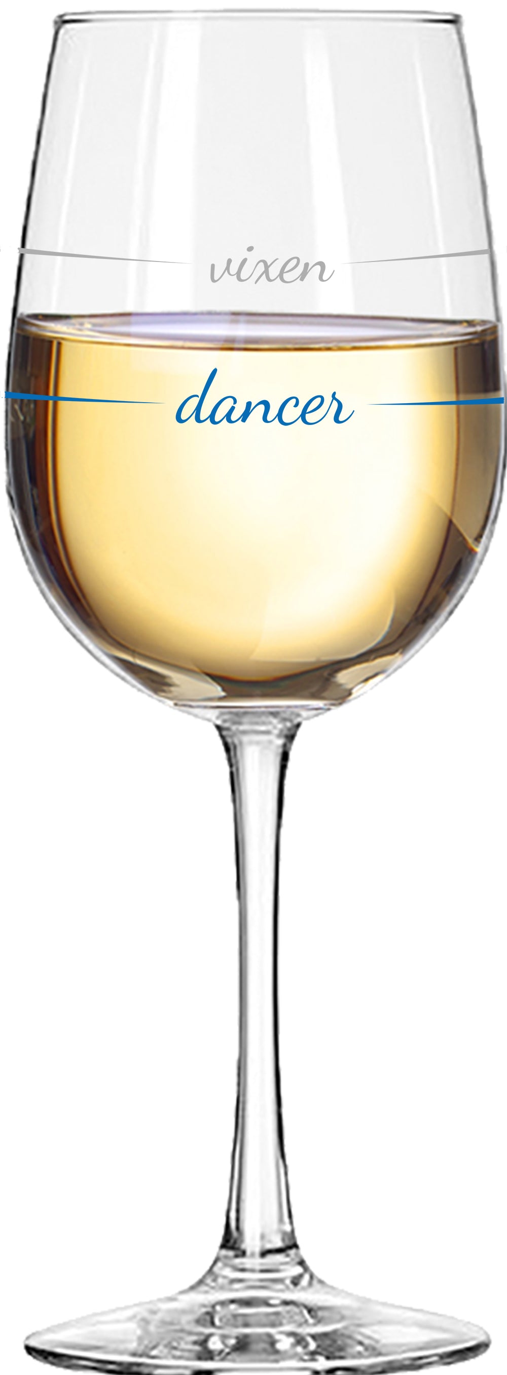 "Vixen" Stemmed Wine Glass