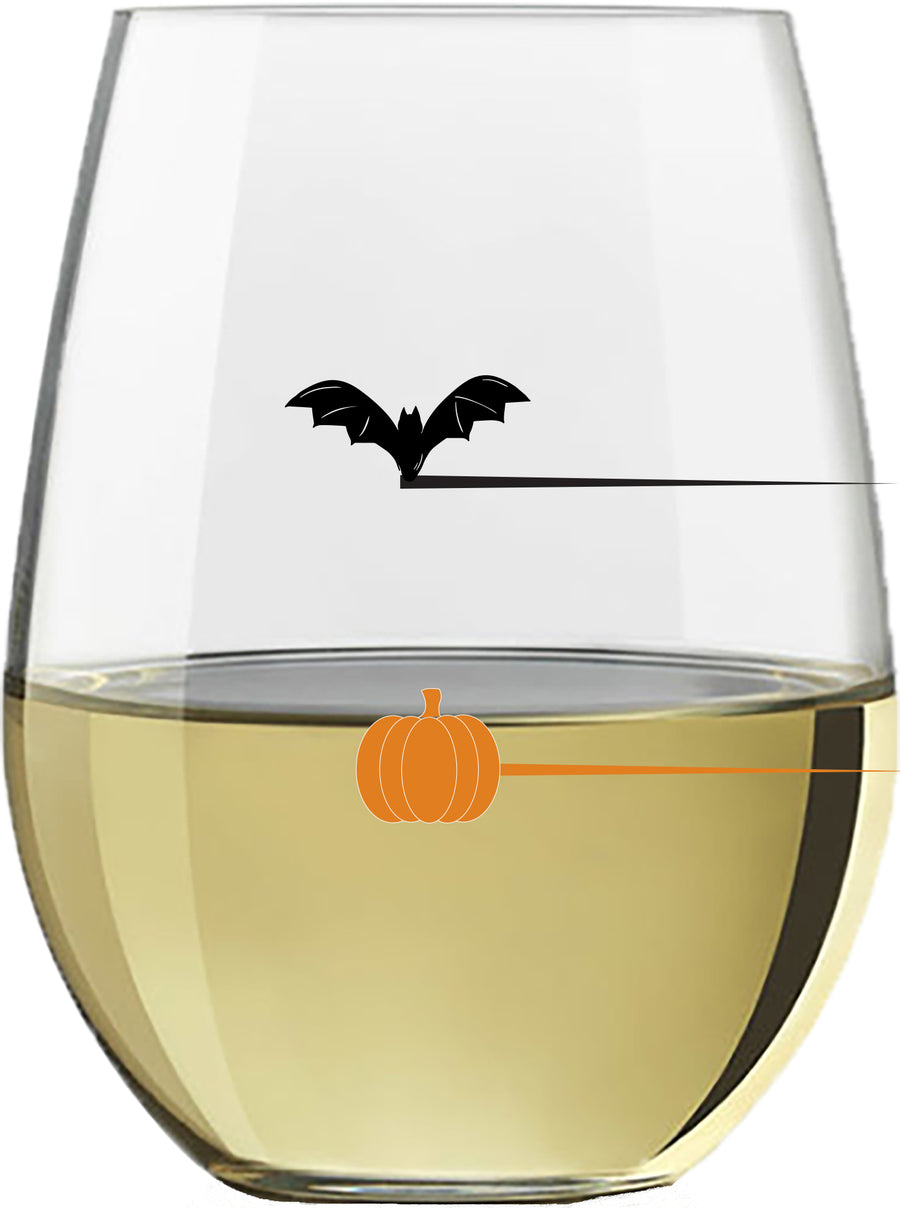 "Wicked Witch" Stemless Wine Glass