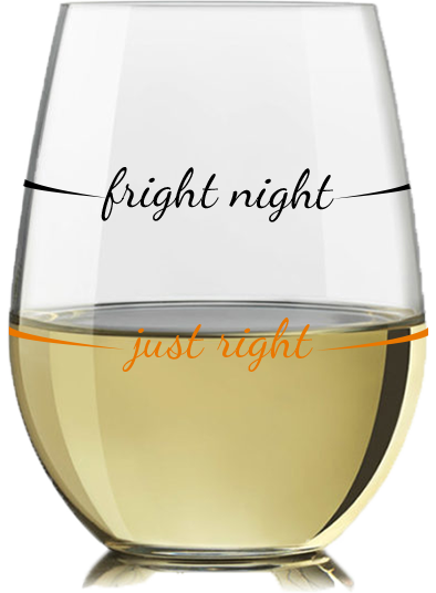 Stemless Wine Glass | Just Right / Fright Night