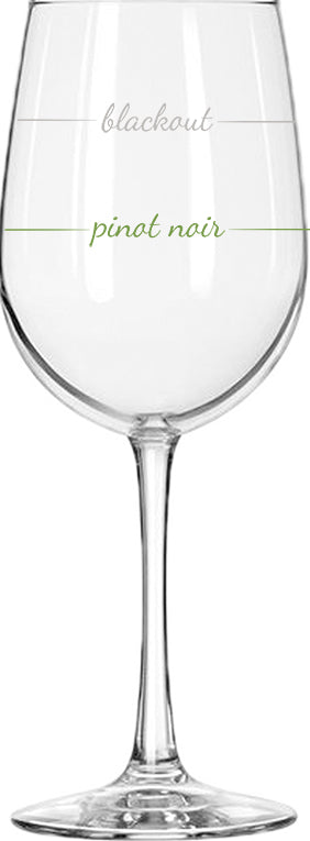 Stem Red Wine Glass | Pinot Noir / Blackout
